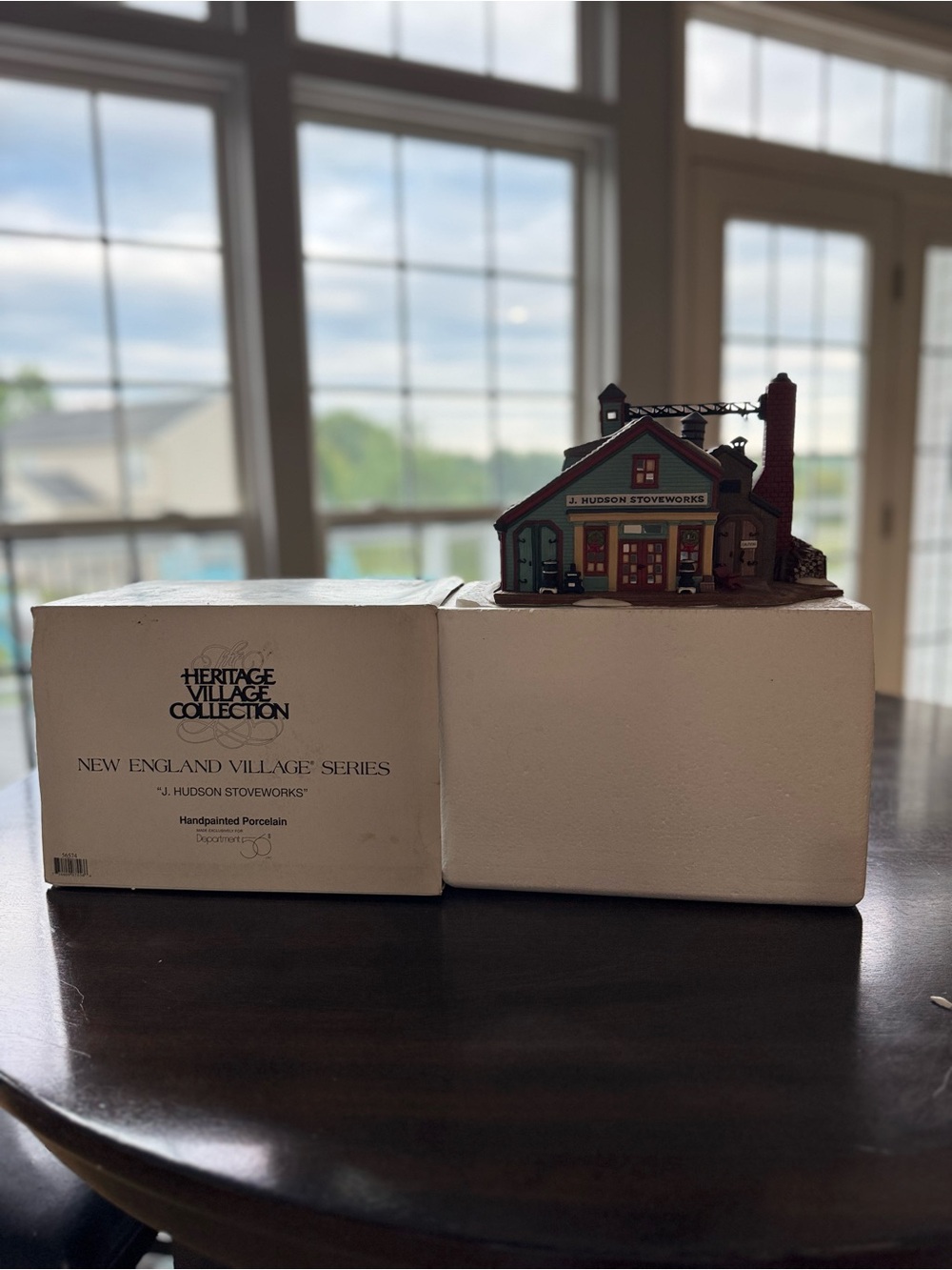 Dept 56 Heritage Village New England Series J. Hudson Stoveworks #56574
